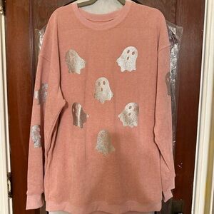 Women's Pink Ghost Sweater